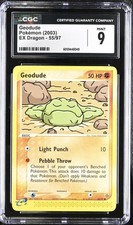 CGC 9 Geodude 55/97 EX Dragon 2003 Pokemon Card on eBay