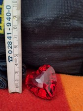 Swarovski Kristallfigur Rotes Herz. Ohne Etikett und ohne Karton.