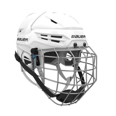 Bauer Re-Akt 55 Helm Combo mit Gitter Senior weiß