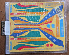 Original HIROBO Shuttle RG Helicopter Dekorbogen Decal Aufkleber 0402-713