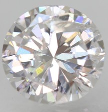 Certified 0.95 Carat D SI2 Round Brilliant Natural Mined Loose Diamond 6.33mm