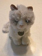 Aurora Miyoni Plush 10" Kitty Cat Grey White