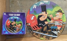 Vintage 1975 Jigsaw Puzzle 125 Piece Round Dudley Do-Right Puzzle Whitman #4426