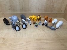 Lego DUPLO Animal Figures (Lot of 21) Whale Tigers Lions Zebras Bears