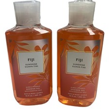 2 x Bath  Body Works FIJI SUNSHINE GUAVA-TINI Aloe  Vitamin E shower gel