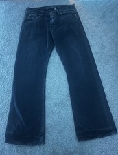 GUESS Jeans Men s Dark Blue Denim Straight Leg Jeans Y2K Vintage Size 33x30
