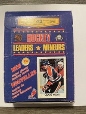 1987-88 OPC O-PEE-CHEE Hockey Glossy Mini Leader Cards Box 48 Packs.