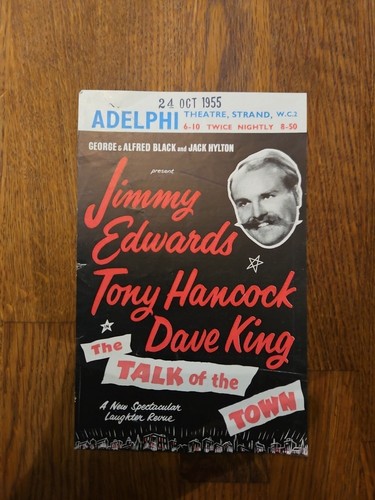 Adelphi Theatre Stand Handbill 1955 Jimmy Edwards - Imagen 1 de 2