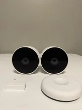 Lot Of 2 Google G3AL9 Nest Cam Indoor/Outdoor 1080P Smart Security Camera