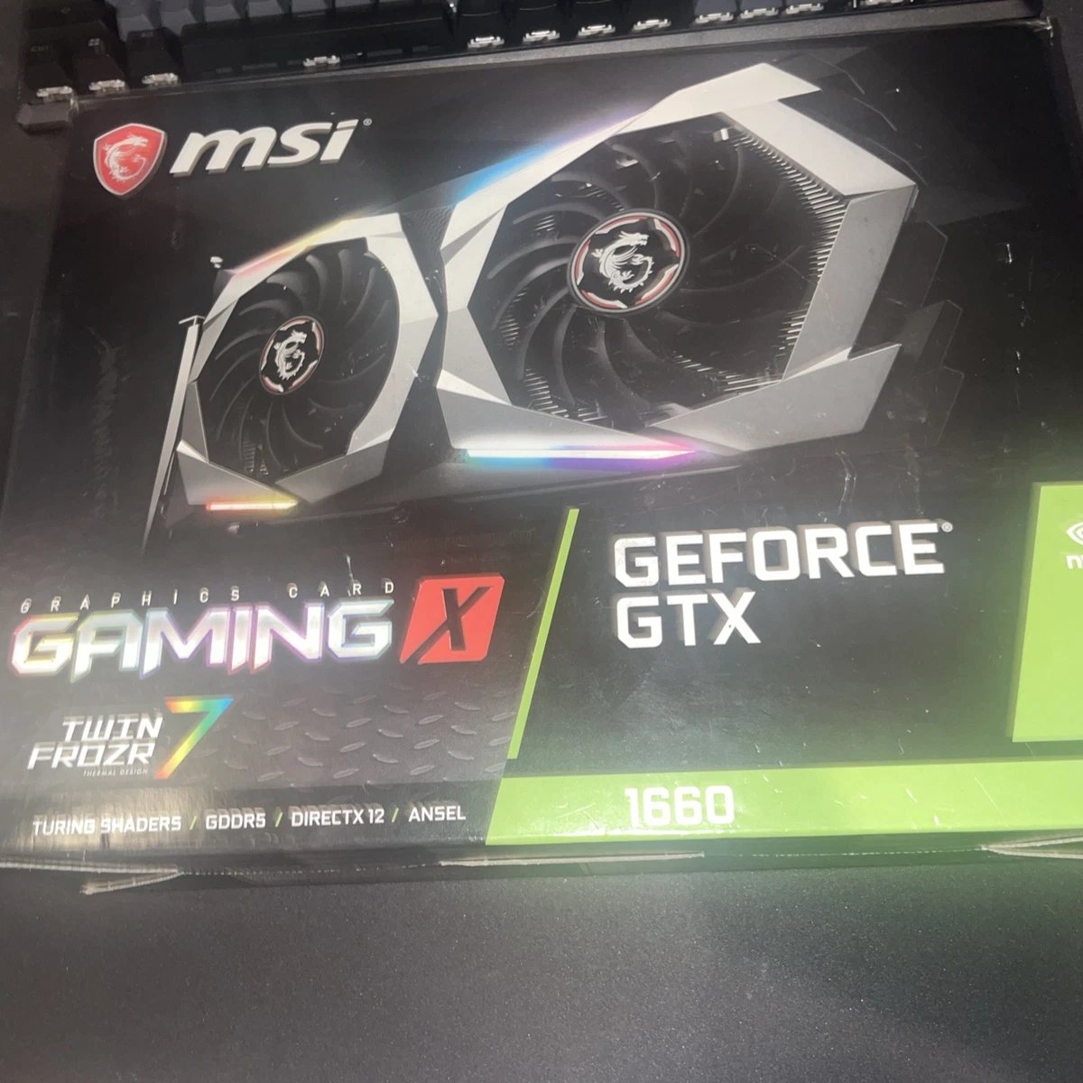 MSI NVIDIA GeForce GTX 1660 NVIDIA Computer Graphics Cards for