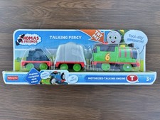 Thomas  Friends Talking Percy Motorized Toy Train Engine Battery Powered NEW