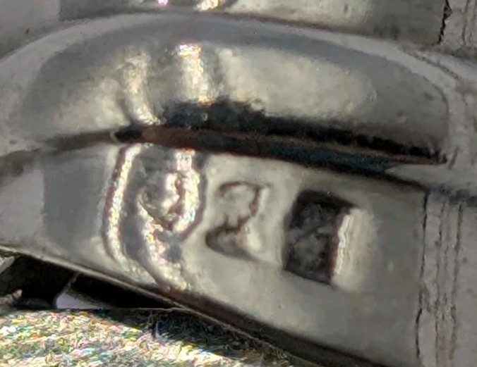 Vtg Sterling Silver Rectangular Rainforest Jasper… - image 15