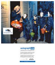 JAMIE LEE CURTIS AUTOGRAPH SIGNED 8X10 PHOTO FREAKY FRIDAY HALLOWEEN OSCAR ACOA