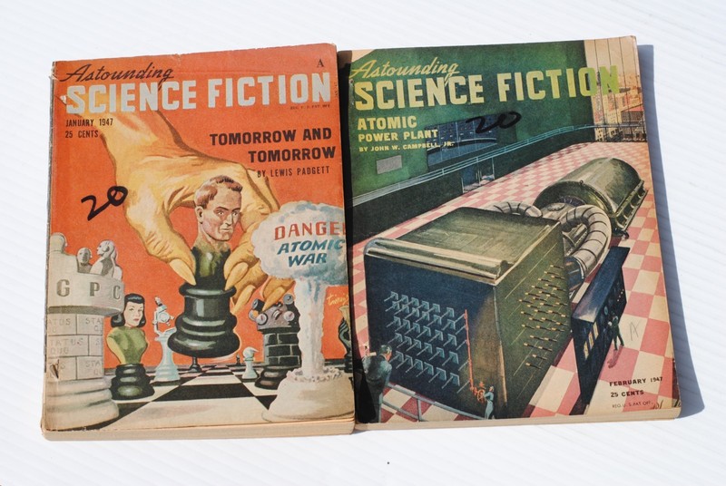 Astounding Science Fiction Jan, Feb 1947 Lewis Padgett Tomorrow & Tomorrow