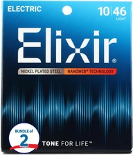 Elixir Strings Nanoweb Electric Guitar String...