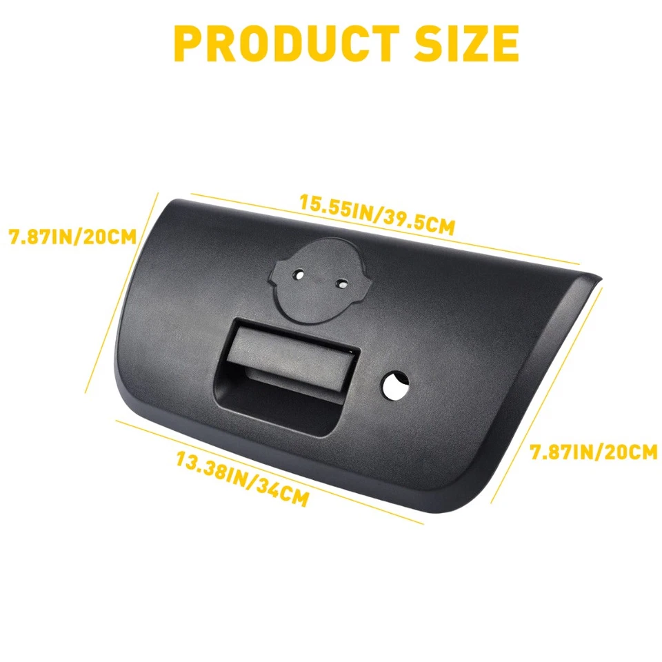 1/2SET Rear Exterior Tailgate Door Handle For Nissan Frontier 2001-04 Black - Image 2 of 4