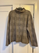 Our Legacy Shrunken Full Zip Polo Shirt Prenzlaur Houndstooth, Size 52