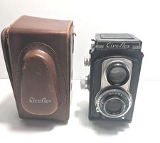 VINTAGE CIRO-FLEX CAMERA, RAPAX SHUTTER, LEATHER CASE