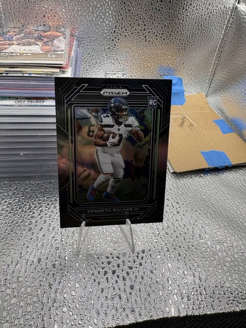 2022 Panini Chronicles - Prizm Black Kenneth Walker III #PB-19 Silver (RC)