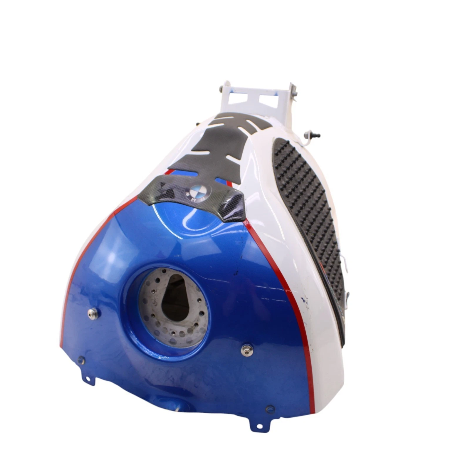 2015-2019 BMW S1000RR Depósito Gas Gasolina Reserva Blanco Azul Rojo Dañado