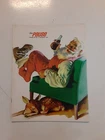 Vintage Coca Cola Pause Magazine Christmas Santa Clause 1973 Advertising Holiday
