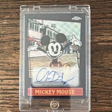 Topps 2026 Disney Neon Mickey Mouse Autograph Short Print 04/10 Diamantopoulos