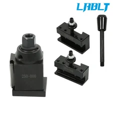 LABLT 3Pcs OXA 250-000 Wedge Type Quick Change Tool Post Set Swing Dia 8"