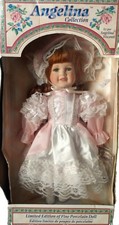 Angelina Collection Porcelain Doll by Angelina Visconti, Year 1997 Edition