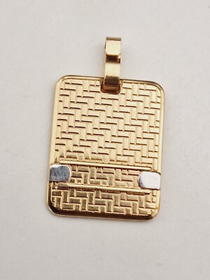 Lanvin Anhänger Germany Vergoldet 3,2cm × 2,0cm (014)