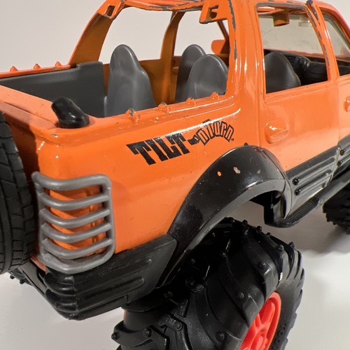 2000 TootsieToy Ford Himalaya Orange Dinosaur Rescue Tilt N Turn Diecast Truck - Picture 13 of 22