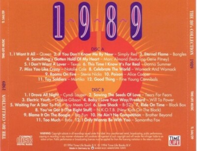 Single Collection - September,1988　CD Nice! Rare 20 TIME LIFE CD Set The 80s Eighties Collection Sounds