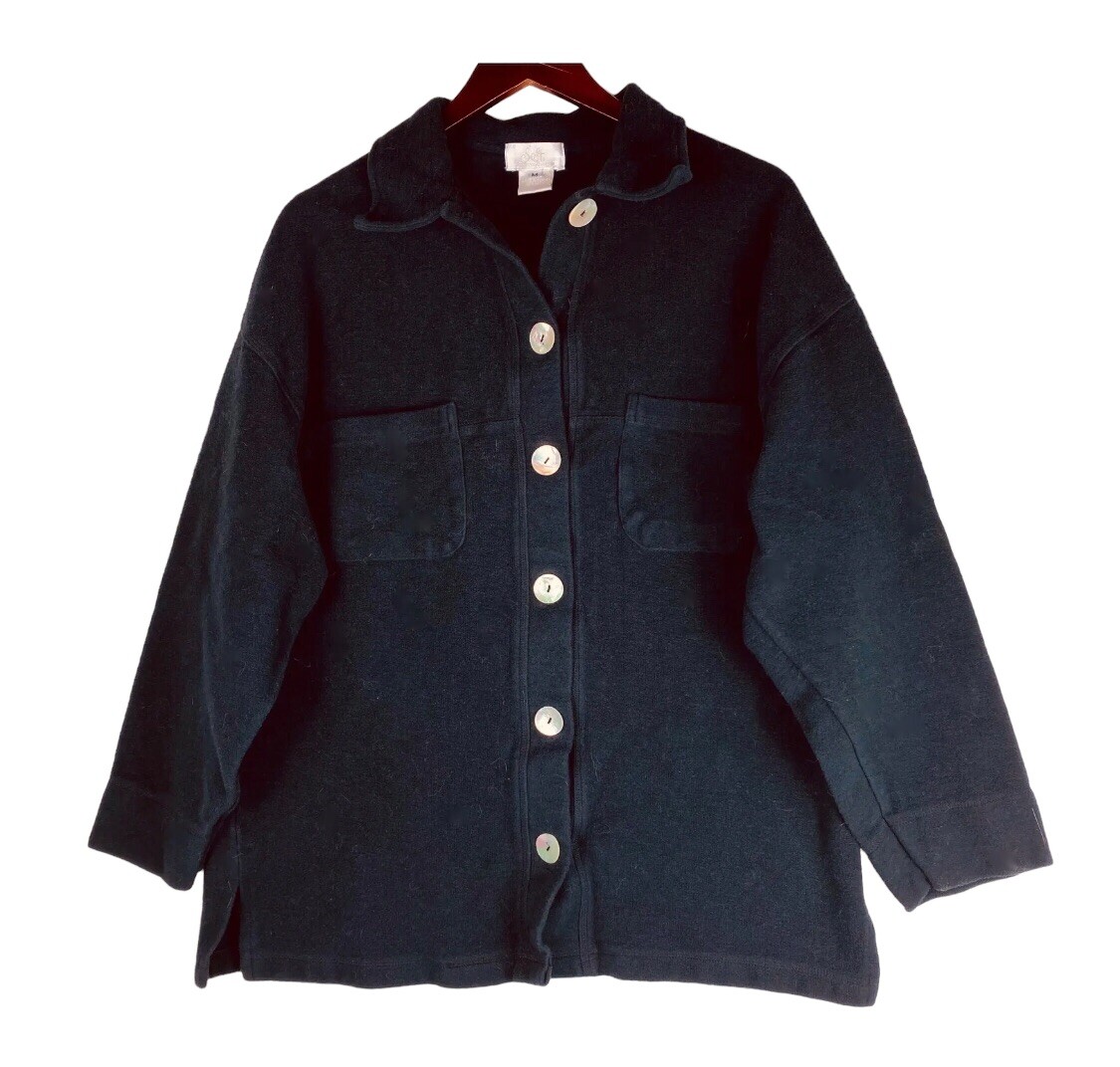 Soft Surroundings Medium Oversize Shacket Jacket … - image 2