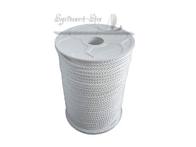 6mm weiß 50m-500m Flechtleine,Seil,Festmacher,Tauwerk,Reepschnur,Leine, Schnur