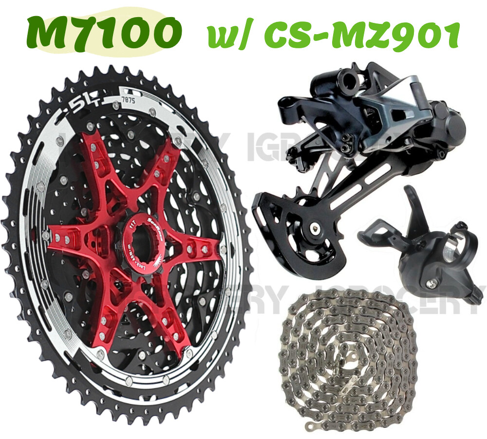 Shimano SLX M7100 1×12 speed MZ901 11/51T Upgrade MTB Groupset New