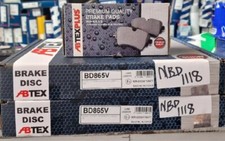 For CITROEN -C4 1.6 BLUEHDI FLAIR 2011-2018 Front Brake Discs and Pads