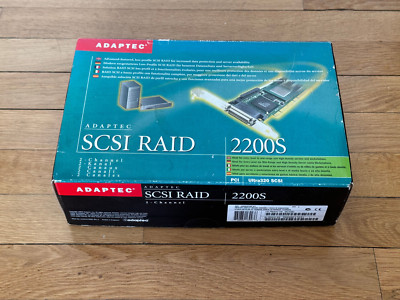 SCSI RAID 2200S ULTRA 320 DUAL CHANNEL ADAPTEC CONTROLLER CARD UNGETESTET