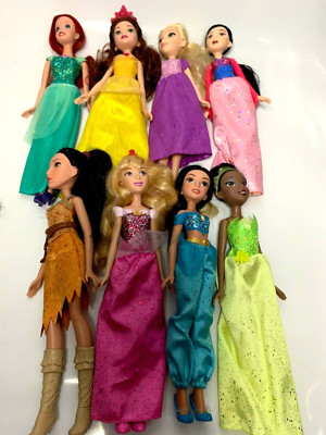 Disney Princess Royal Shimmer Puppen Belle Tiana Belle Mulan Restposten Konvolut (E5)