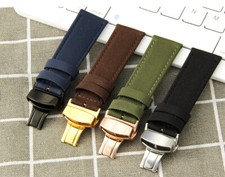 High Quality Nylon Canvas Watch Band Strap Waterproof Bottom 20 22mm Fits Seiko