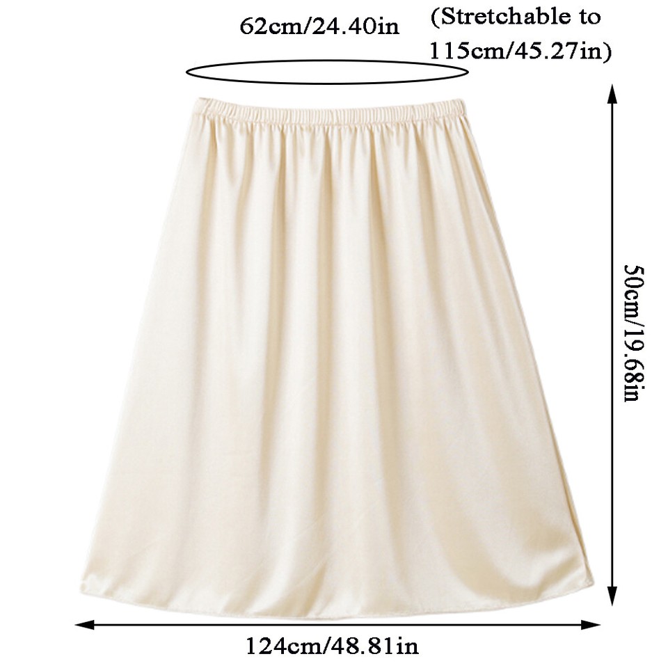 Gonna Midi Donna In Viscosa Elastica - Vita Alta Svasata Per Look Casual E Comodo - Foto 4