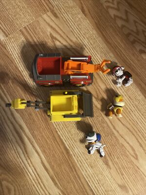 LOT OF PAW PATROL MISSION PAW Robo Dog, Rubble/Drilldozer, Marshall/Firetruck