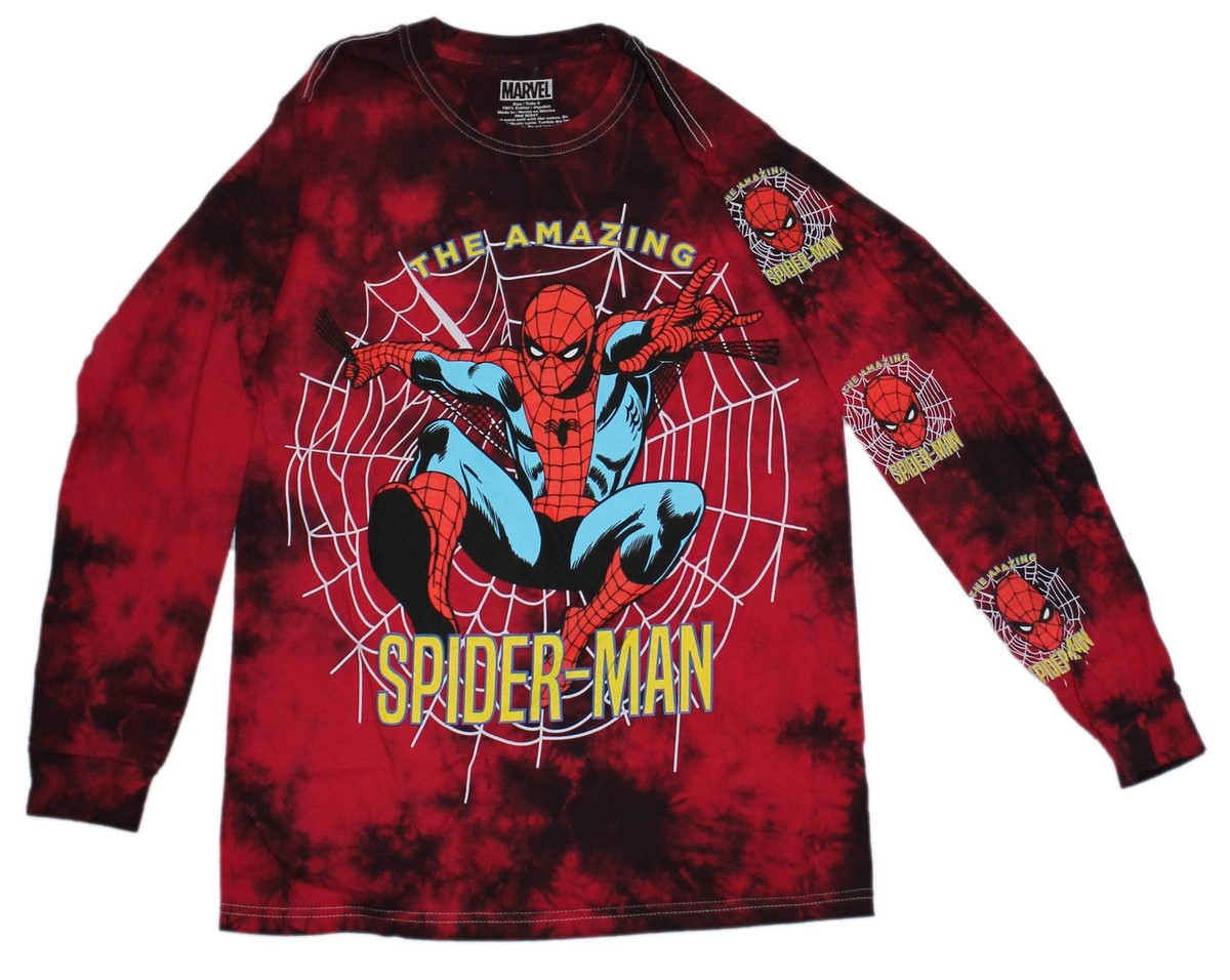 Spider-man Mens Long Sleeve T-shirt - The Amazing Spider-man