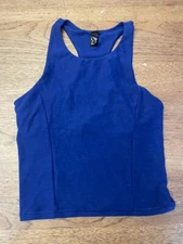 Victoria’s Secret Deep Blue MEDIUM Flow On Point Essential Tank Top VS