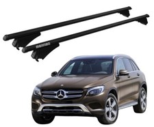 Dachträger XL für Mercedes Glc (X253) 2015-2020 MENABO Schwarz Aluminium