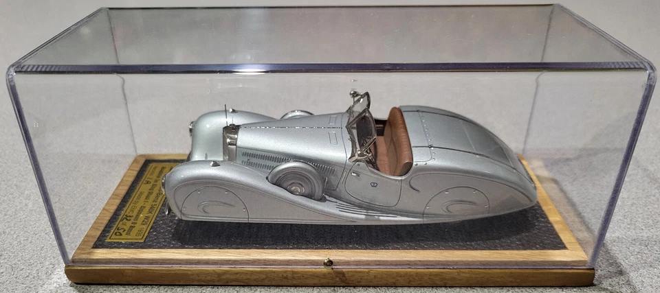 EMC 1/43 1935 Mercedes 540K W29 Roadster King Ghazi Erdmann & Rossi Top Down /50 - Image 3 of 4