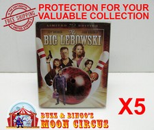 5x BLU-RAY DIGIBOOK MOVIE SMALL SIZE DG1 - CLEAR PLASTIC PROTECTIVE BOX SLEEVE