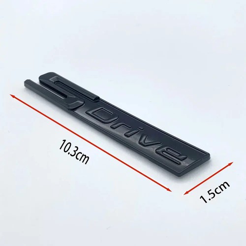 ABS Black S X Drive Badge Emblem Car Trunk Badge For BMW 320d 520d 330i 730d - Picture 12 of 31