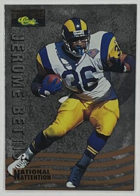 1995 Pro Line National Attention #NA1 Jerome Bettis St. Louis Rams
