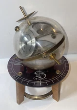 Vintage Sputnik Germany Weather Instrument Barometer Hydrometer Thermometer Rare