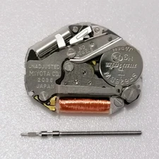 Quartz Movement Miyota 2036 3 Hands High Pinion H2 Movement With Watch Stem