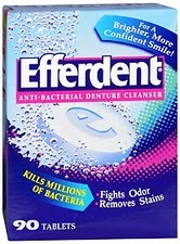 Efferdent Denture Cleaner Tablets, 2 Boxes of 44